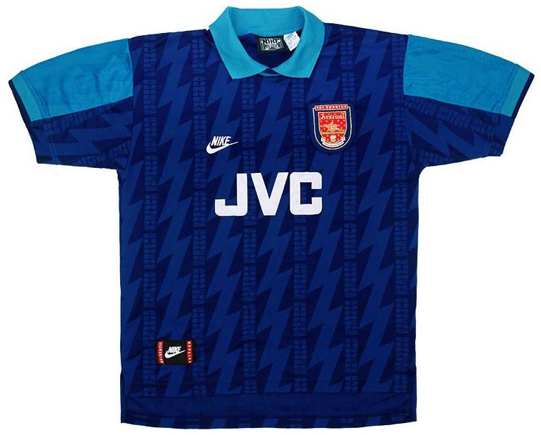 Camisa retro Arsenal 1994 1995 II Away jogador